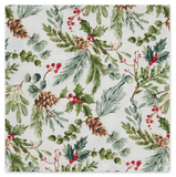 Holiday Sprigs Printed Napkin