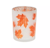 Fall Leaves Glass Container (2 Variants)