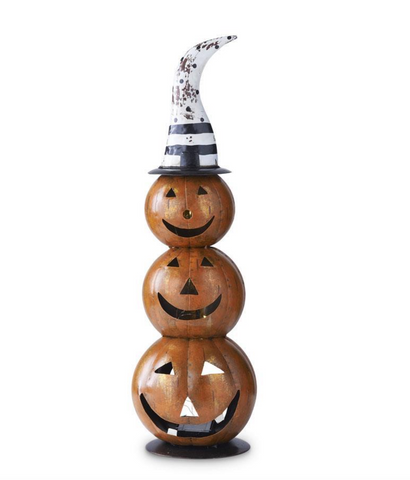 24" Triple Stacked LED Jack O' Lantern