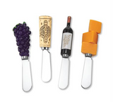 Set of 4 Cheese Spreaders (Multiple Styles)