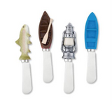Set of 4 Cheese Spreaders (Multiple Styles)