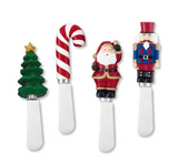 Set of 4 Holiday Cheese Spreaders (Multiple Styles)