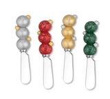 Set of 4 Holiday Cheese Spreaders (Multiple Styles)