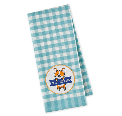 Belly Rub Club Dishtowel