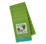 Plants Embellished Dishtowel (3 Variants)