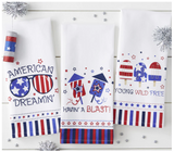 American Dream Printed Dishtowels (3 Variants)
