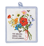 Wildflower Bouquet Potholder Gift Set