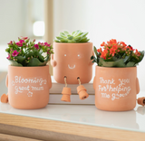 Thank You For Helping Me Grow Sitting Plant Pot Pal