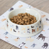 Dog Print Food Bowl
