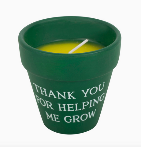 Thank You for Helping Me Grow Citronella Candle
