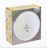 Bee Happy Ceramic Bowl