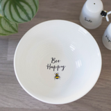Bee Happy Ceramic Bowl