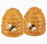 Bee Skep Salt and Pepper Shakers