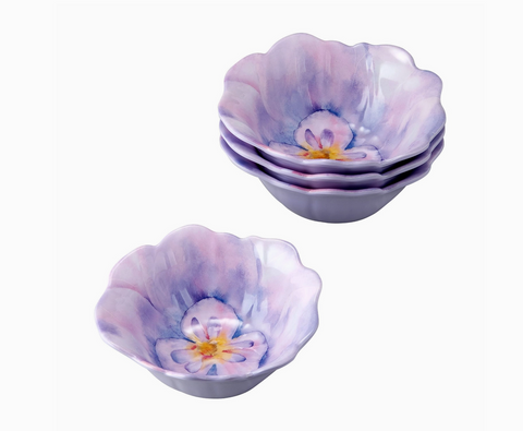 Floral Melamine 6 3/4" Bowl