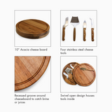Acacia Circo Cheese Cutting Board & Tool Set