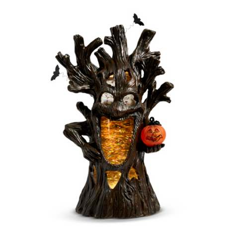 Lighted Swirling Glitter Haunted Tree