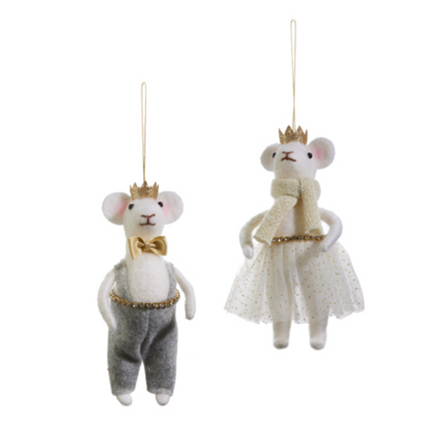 Crowned Mouse Ornament (2 Variants)