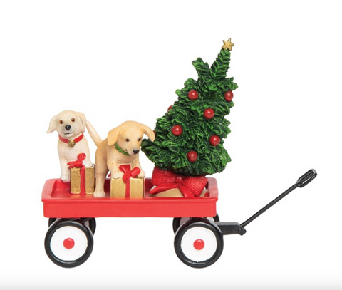 Puppy Wagon Figurine