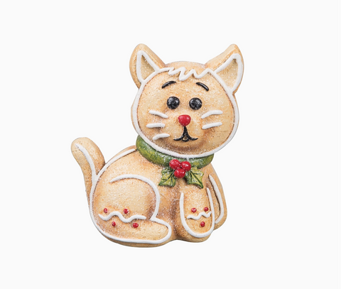 Cat Gingerbread Decorative Figurine