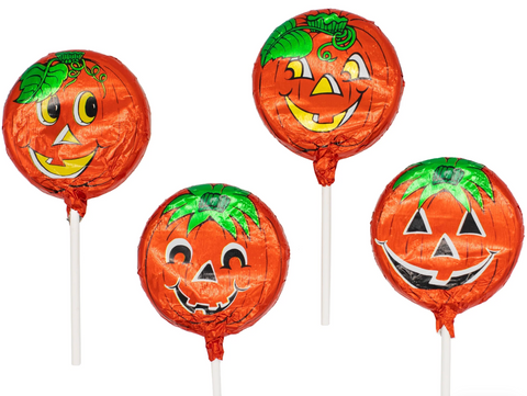 Foiled Pumpkin Pops