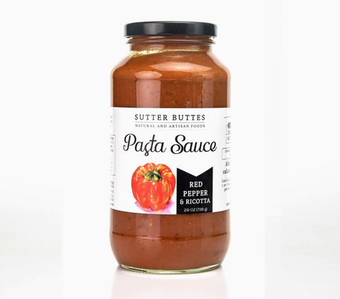 Roasted Red Pepper Ricotta Pasta Sauce