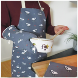 Fluffy Flock Pvc Apron