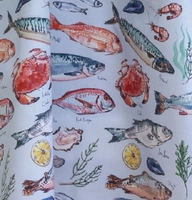 Seafood Cotton Tote Bag