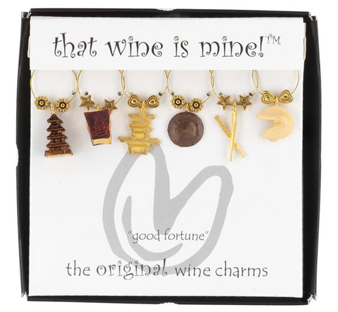 Good Fortune Wine Charms