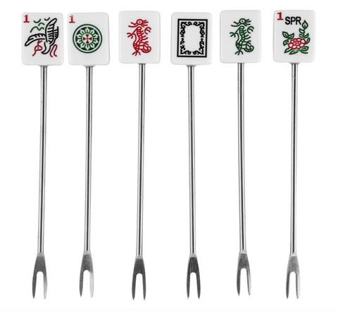 6-Piece American Mah Jongg Cocktail Pick