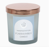 Positive Energy White Sage Crystal Chip Candle