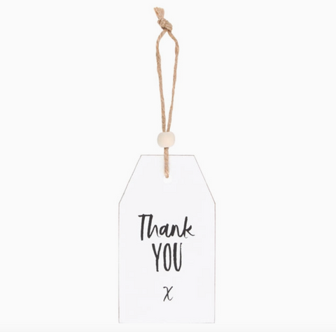 Thank You Hanging Sentiment Sign