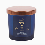 Water Element Jasmine Crystal Chip Candle