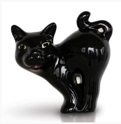 Nora Mini - scaredy cat (black cat)