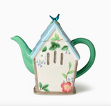 Flora 3-D Birdhouse Teapot