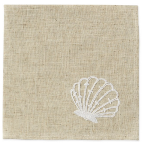 Seashore Embroidered Napkin