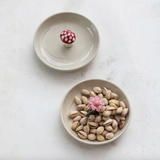 Hand-Painted Dish w/ Flower/Mushroom (2 Styles)
