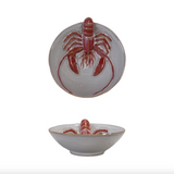 Bowl with 3D Lobster