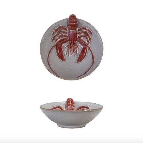 Bowl with 3D Lobster