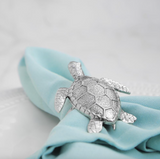 Sea Turtle Zinc Napkin Rings