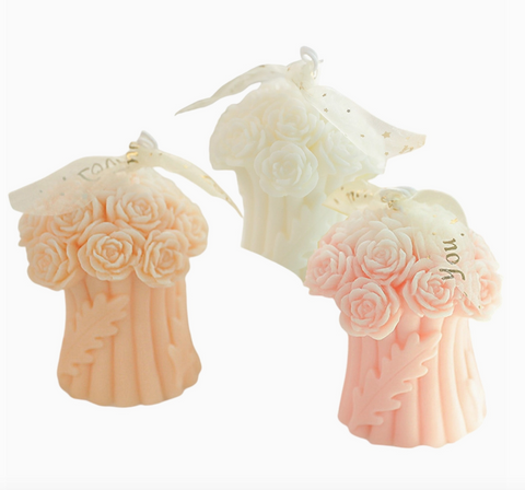 Rose Bouquet Scented Candle