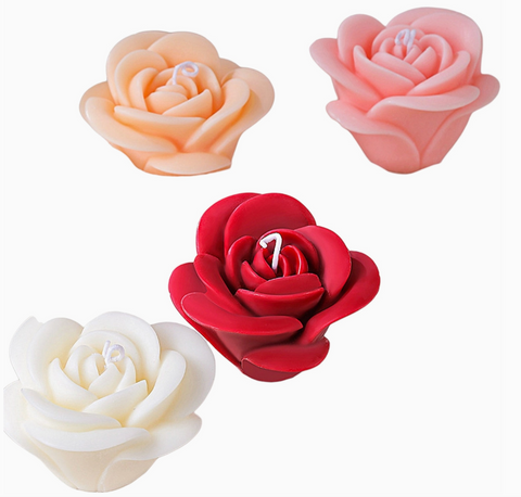 Rose Shape Scented Candle