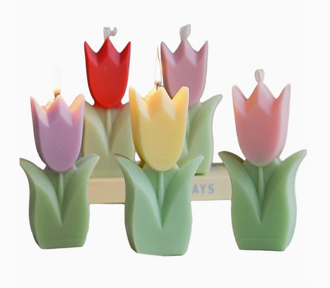 Tulip Shape Scented Candle