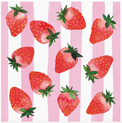 Bev-Strawberry & Stripes