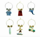 Hang Ten Wine Charms