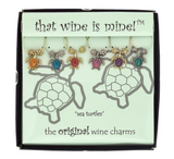 Sea Turtles Wine Charms