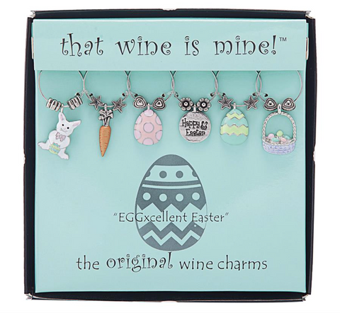 Eggxcellent Easter Wine Charms