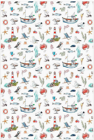 Seaside - Cotton Tea Towel
