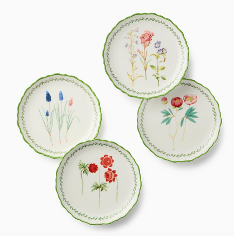 Mirabella Canape Plates, 6" 4 Asst