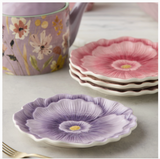Wildflowers Floral Dessert Plates