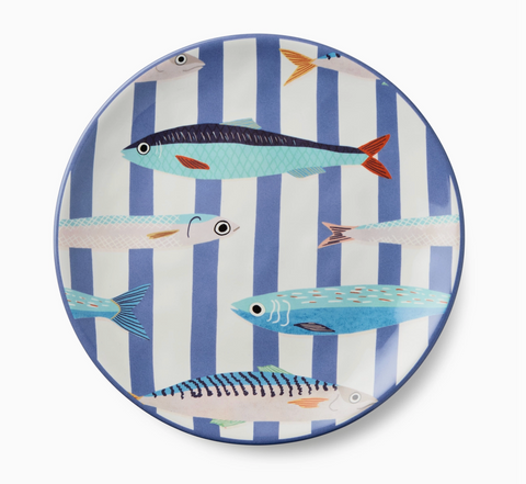 Something Fishy Salad Plate 8.5"